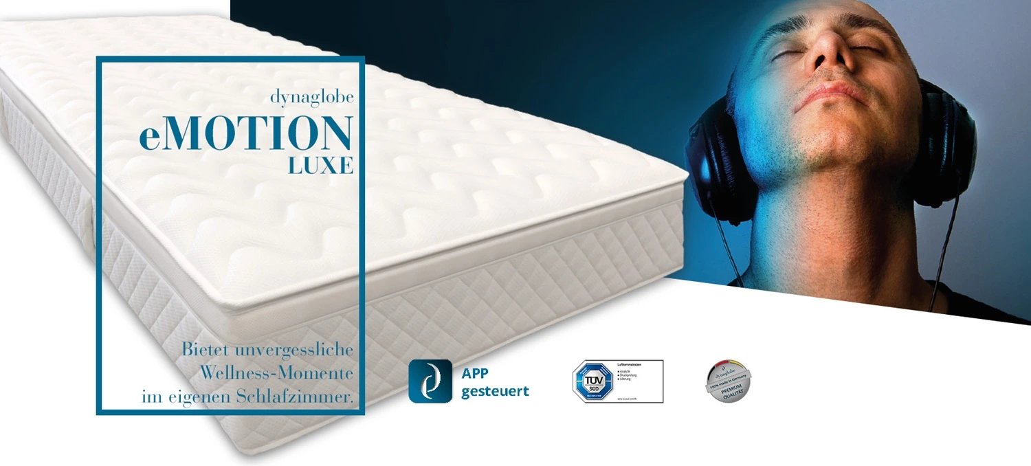 matelas ergonomique réglable e-motion luxe de Dynaglobe