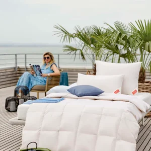 Couette Retreat Down 100% Duvet de Mazurie ETE avec enveloppe à 80% d'Hefel-Tencel-Lyocell et à 20% de Viscose Celliant®