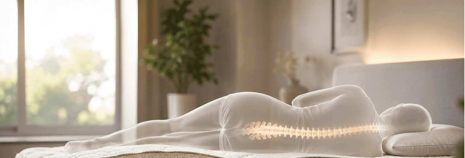 Soutien ergonomique avec l'adaptation parfaite du matelas à la morphologie du dormeur.